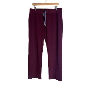 FIGS Pants ladies Large Burgundy Technical Collection Scrub pants Workwear